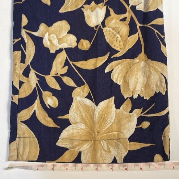 Joie Wide Leg Linen Blend Floral Botanical Elastic Waistband Pockets Beachy L - Picture 12 of 13